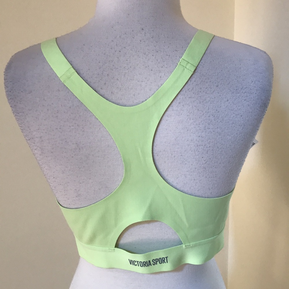 VICTORIA sport size XL chartreuse yellow sports bra - Picture 3 of 5